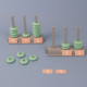 Numeracy Green-n-Learn Place valuce Abacus