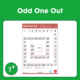 Edx Education Board Games Odd One Out