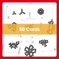 Edx Education Abstract Magnetic Puzzles Activity Cards -EDX23090C